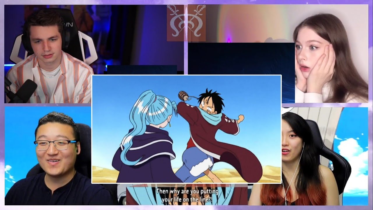 Luffy Punches Vivi! Reaction Mashup