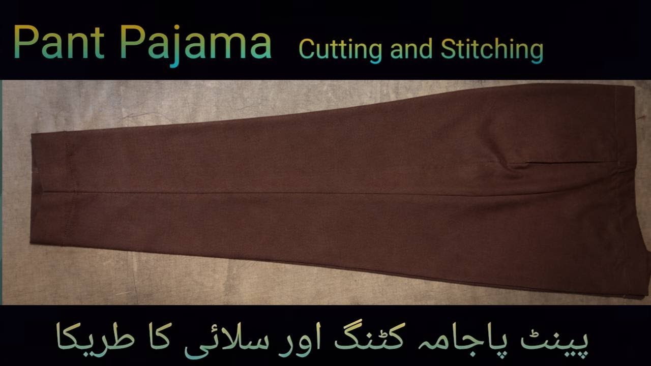 Gents Pajama Kesy Bnty Hain | Full Cutting & Stitching Simple Tarika