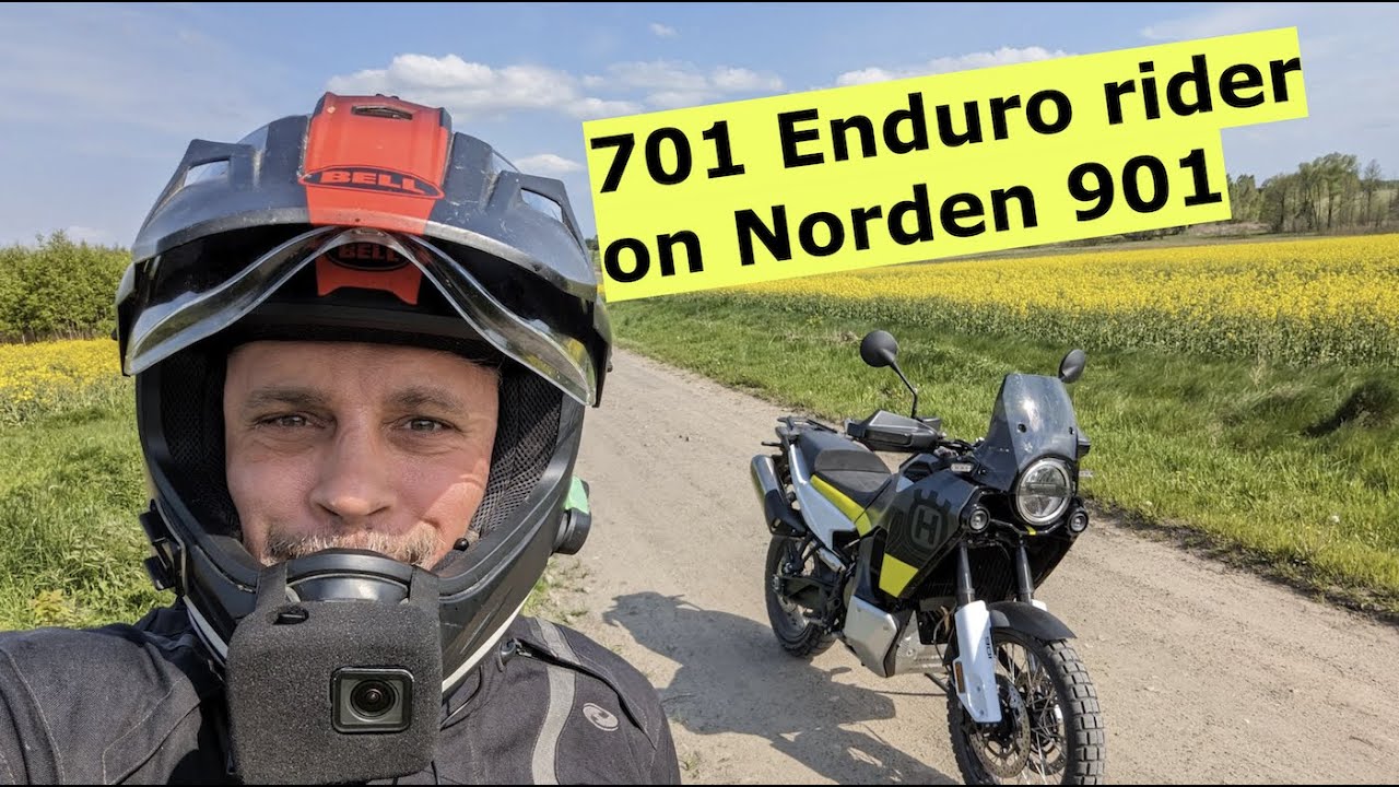 Впечатления райдера на 701 Enduro и 901 Norden — о более крупном и значительно более тяжелом Husky.