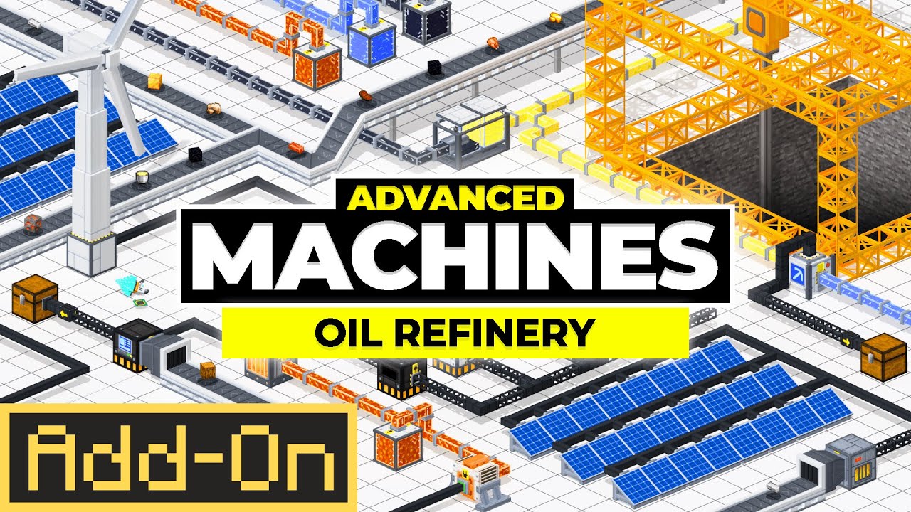 Advanced Machines Add-On - Oil Refinery Tutorial | Minecraft Marketplace Add-Ons
