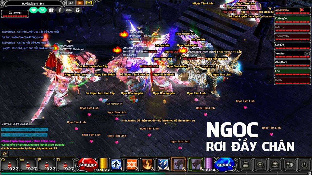 HoaiNiem.Net SS6 Cày Reset đổi Quà - Nộp Quét Blood ngọc rơi như mua  - Lê Minh Hài