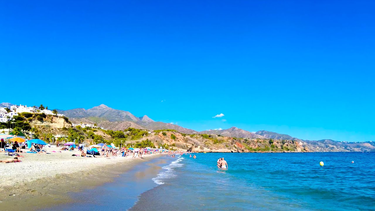 A walk in Nerja | Playa de Burriana shoreline #2 || Nerja | Axarqu&iacute;a | M&aacute;laga |   Spain Ep#41 ||