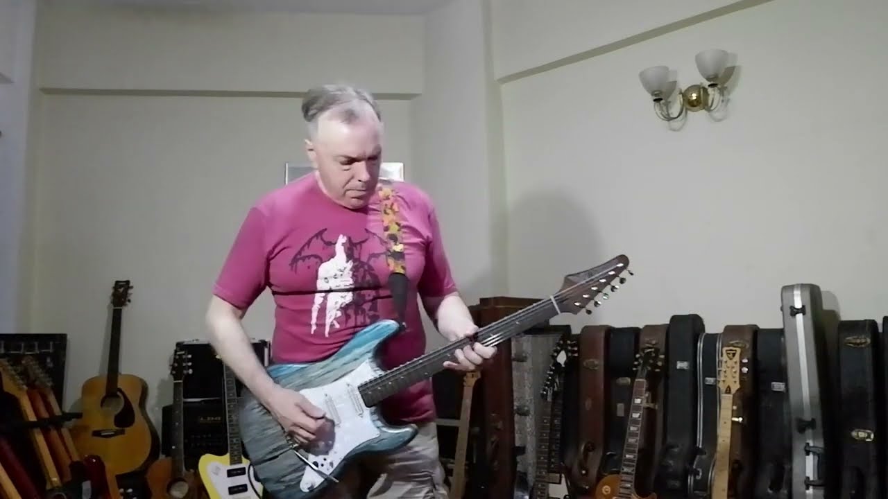 John Lau Guitars Blue Prototype