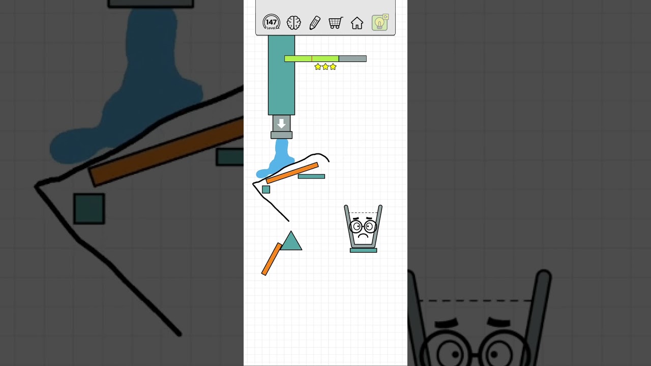 Happy Glass level 147 #shorts#viral#games#happyglass