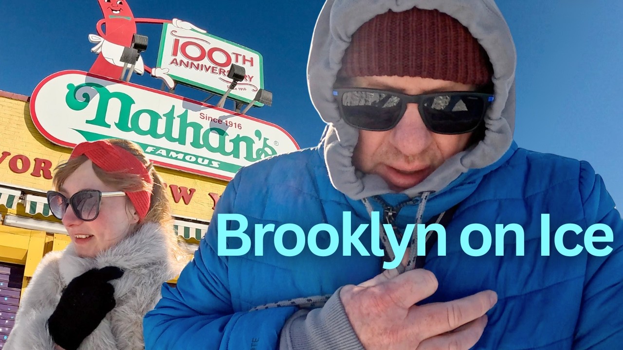 A Deserted Coney Island in the SNOW!? No Wonder We Were The Only People Here :)