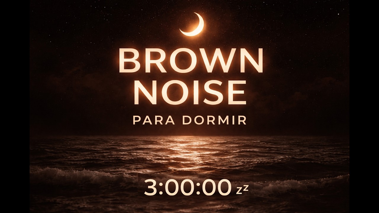 Brown Noise for Deep Sleep 😴 Say Goodbye to Insomnia | Relaxing Brown Noise (3 Hours)