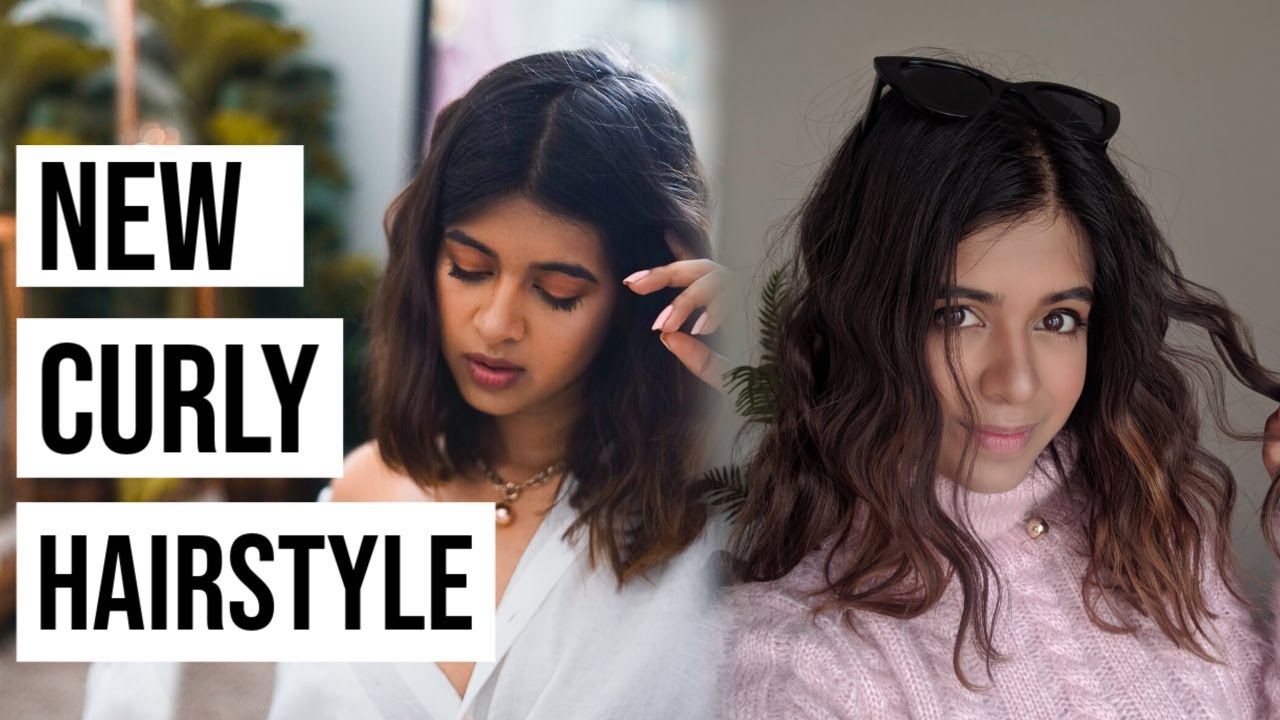 How I Do my NEW CURLY HAIRSTYLE ft some v bad jokes | Sejal Kumar