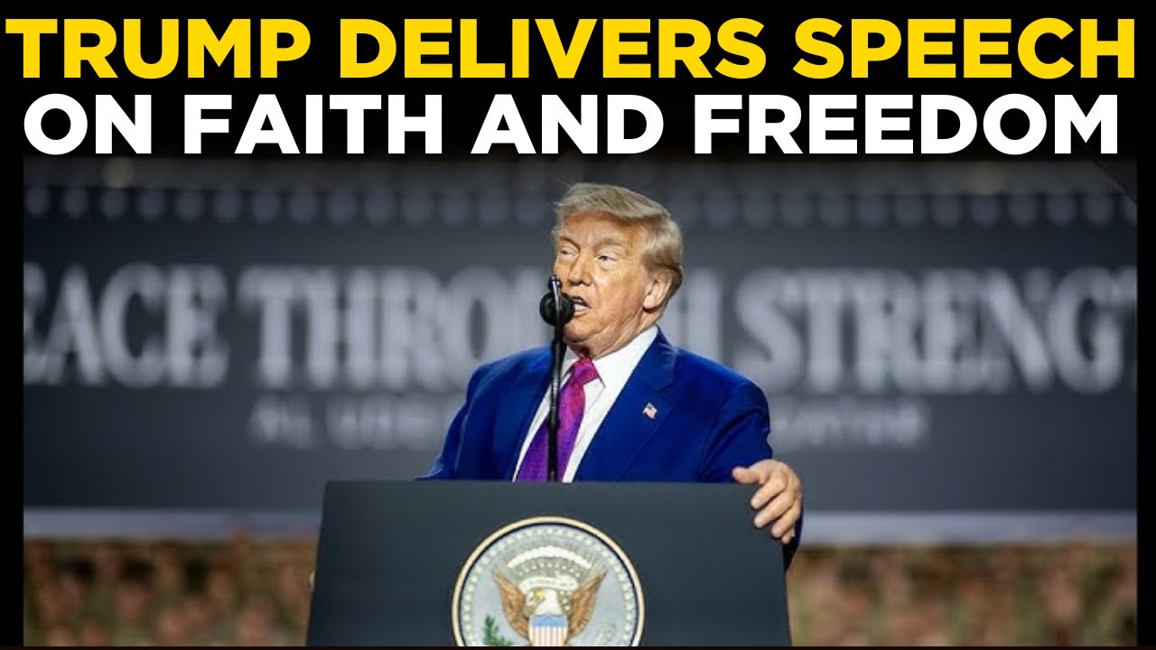 Trump LIVE: U.S. President Addresses Religious Liberty Commission | US News | White House