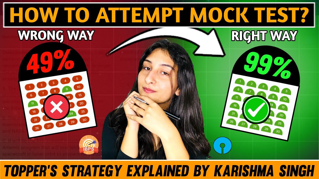 Maximise marks in Mock-tests | Increase your Percentile to 90+ | Topper&rsquo;s way- explained by Karishma