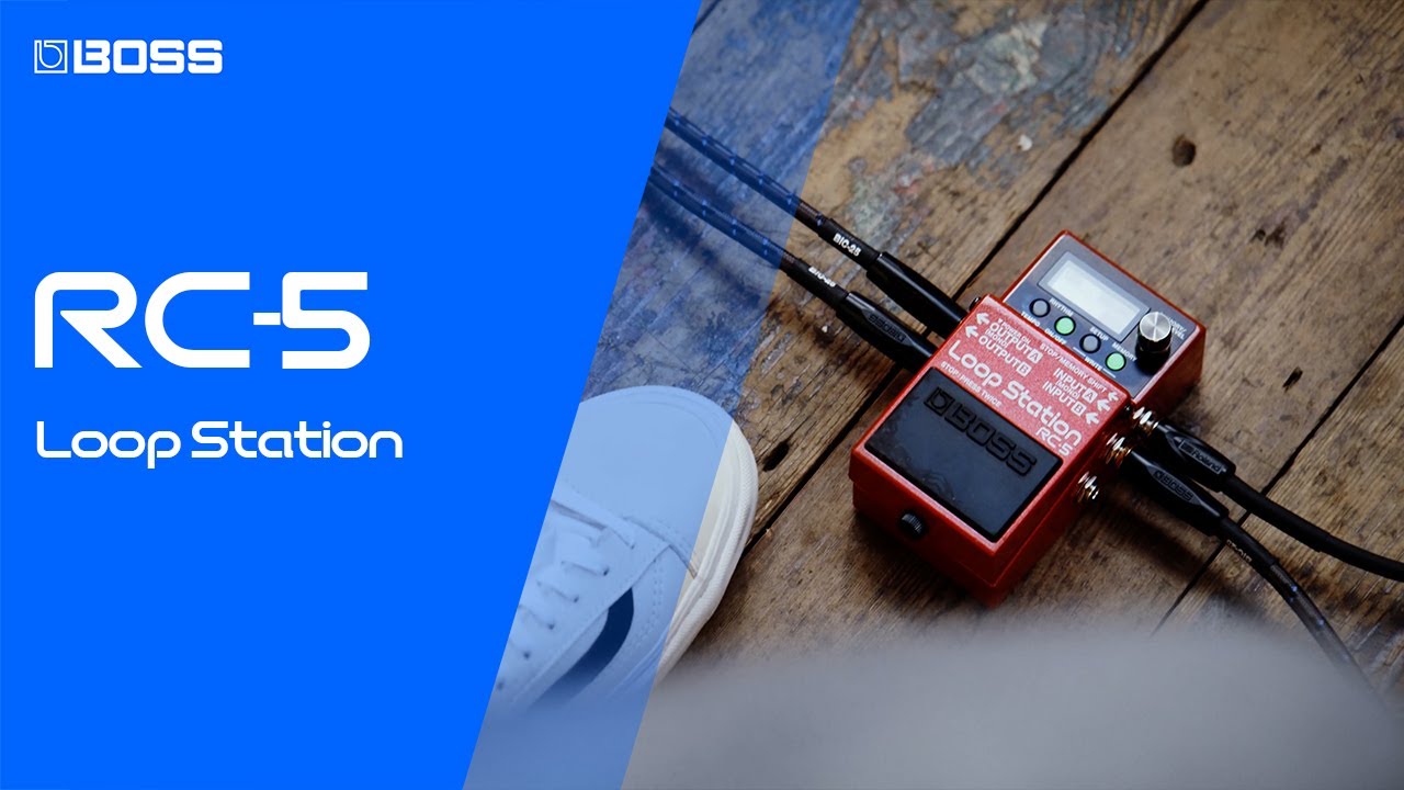BOSS RC-5 Loop Station &mdash; наша самая продвинутая компактная гитарная педаль-лупер