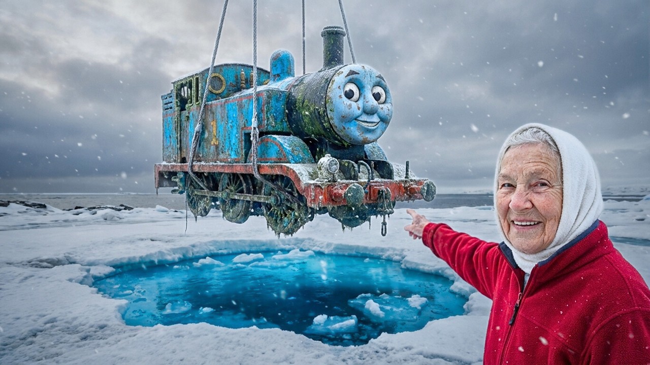 Car Restoration ASMR: Full Rebuild of Cursed Thomas Train From Thick Arctic Ice to Mobile Home