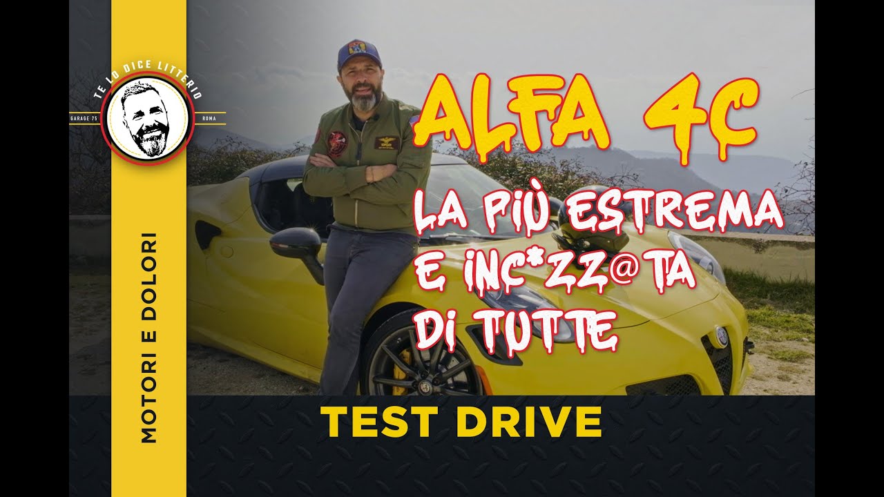 Test Drive - Alfa 4C provata da Litterio