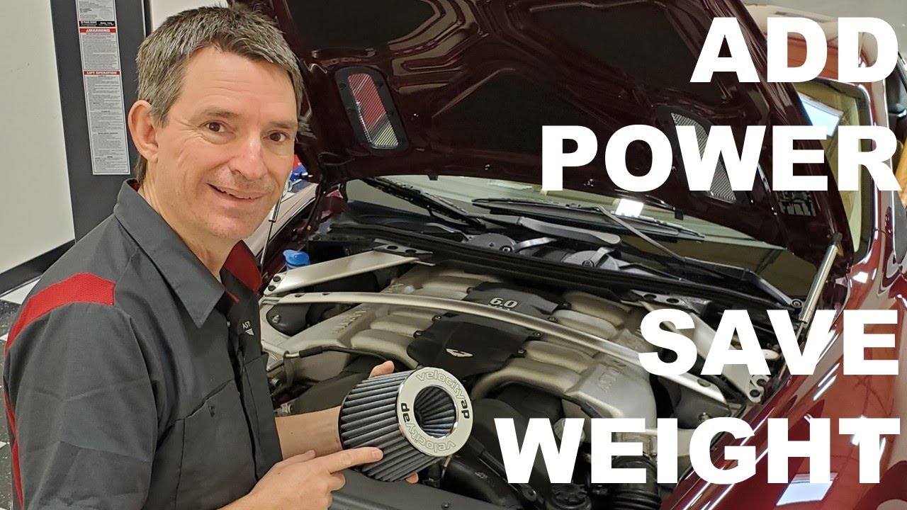 Установка комплекта для удаления воздухозаборника Velocity AP GT4 в Aston Martin DB9