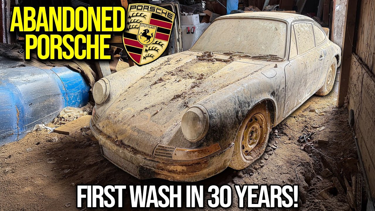 Buying An ABANDONED Porsche BARN FIND | First Wash in 30 YEARS!