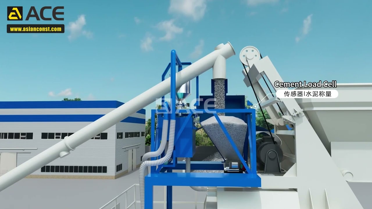Bucket Elevator Asphalt Mixing Plant production line