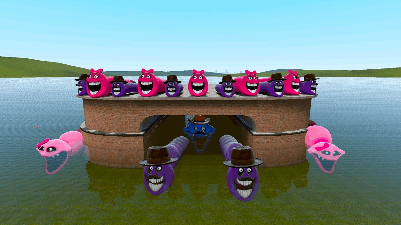 ALL HUNGRY ROBLOX  WORWS FOUND IN WATER ON GM FLATGRASS IN GARRYS MOD !
