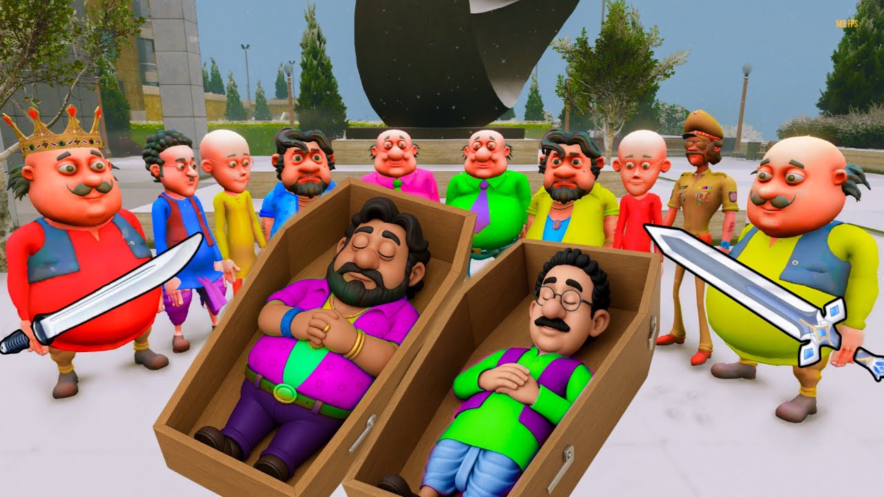 Motu Patlu Play Hide And Seek With King Motu In Gta V || Gtalittlpro