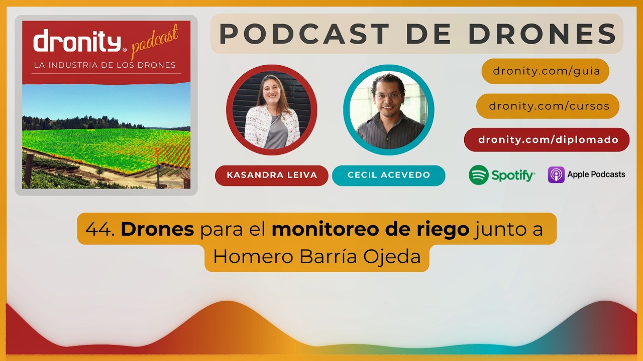 44. Drones para el monitoreo de riego junto a Homero Barría Ojeda
