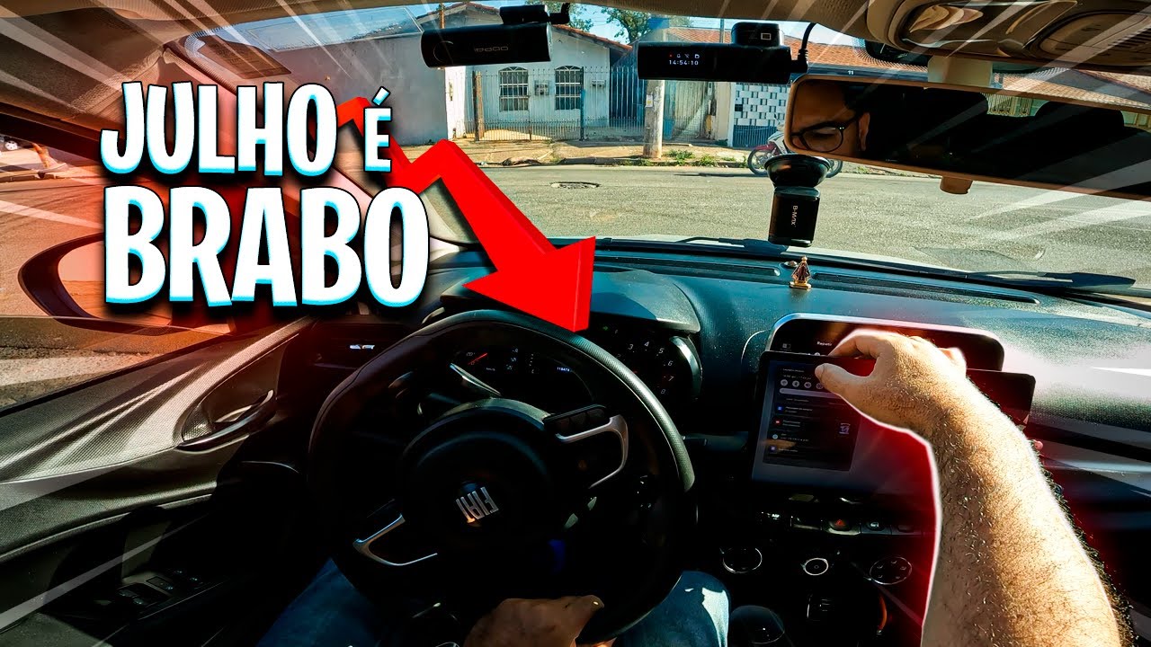 TRABALHEI 10 HORAS NOS APPS | rotina de uber ✅