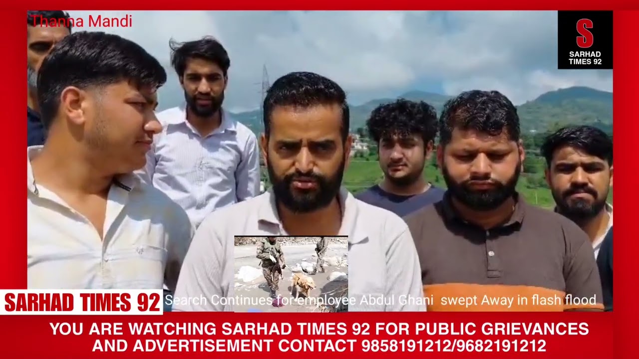 Search Continues for Abdul Ghani Swept Away in Flash Flood; Army Deploys Sniffer Dogs and Drones