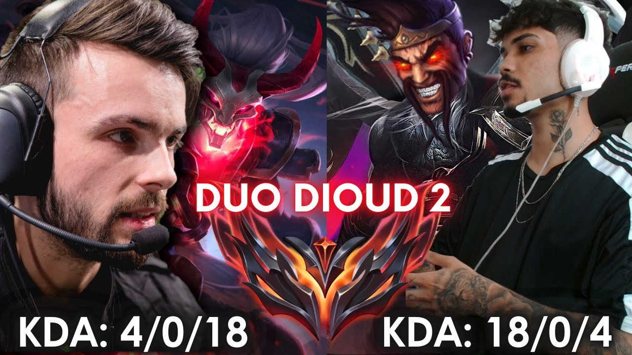 BOT Lane PERFECT KDA! DUO VOICE com DIOUD!
