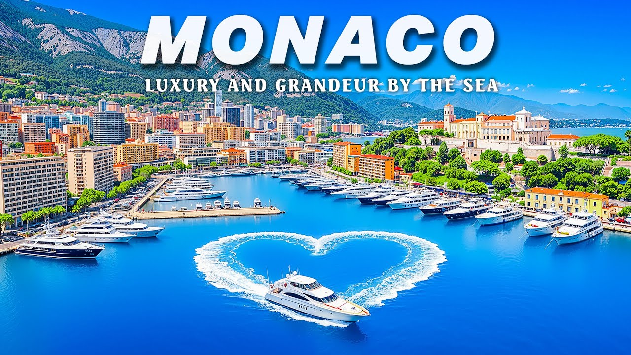 Monaco 4K Drone Footage | Discover the Elegance of Monaco with Deep House Chill Music