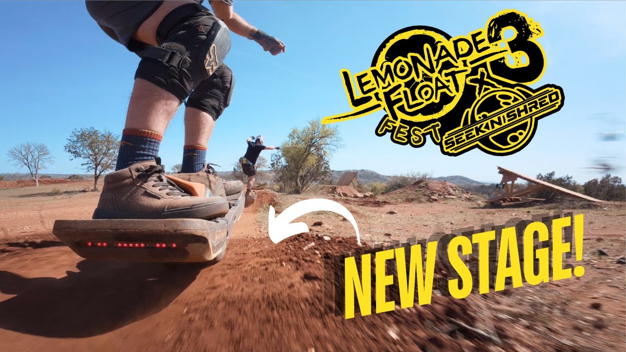 Lemonade Float Fest 3 x Seek N Shred Onewheel Festival // NEW STAGE Race Preview