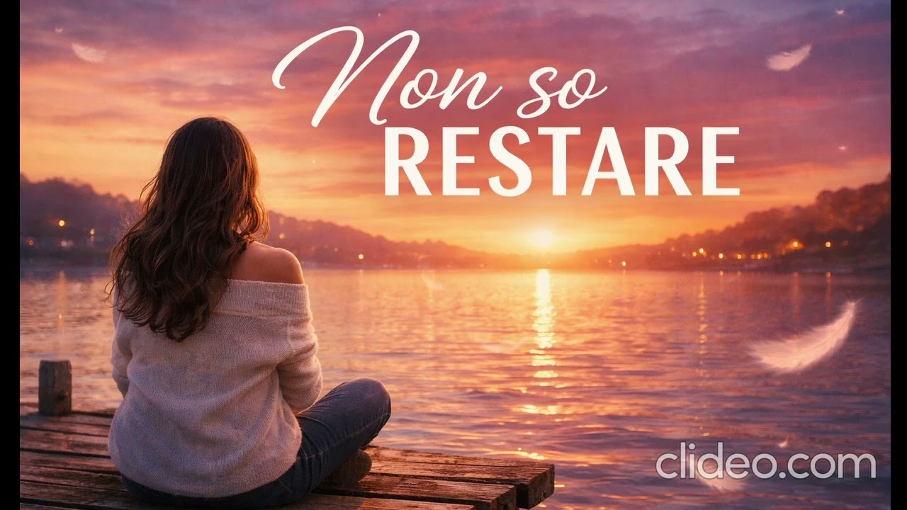 Non so restare. 