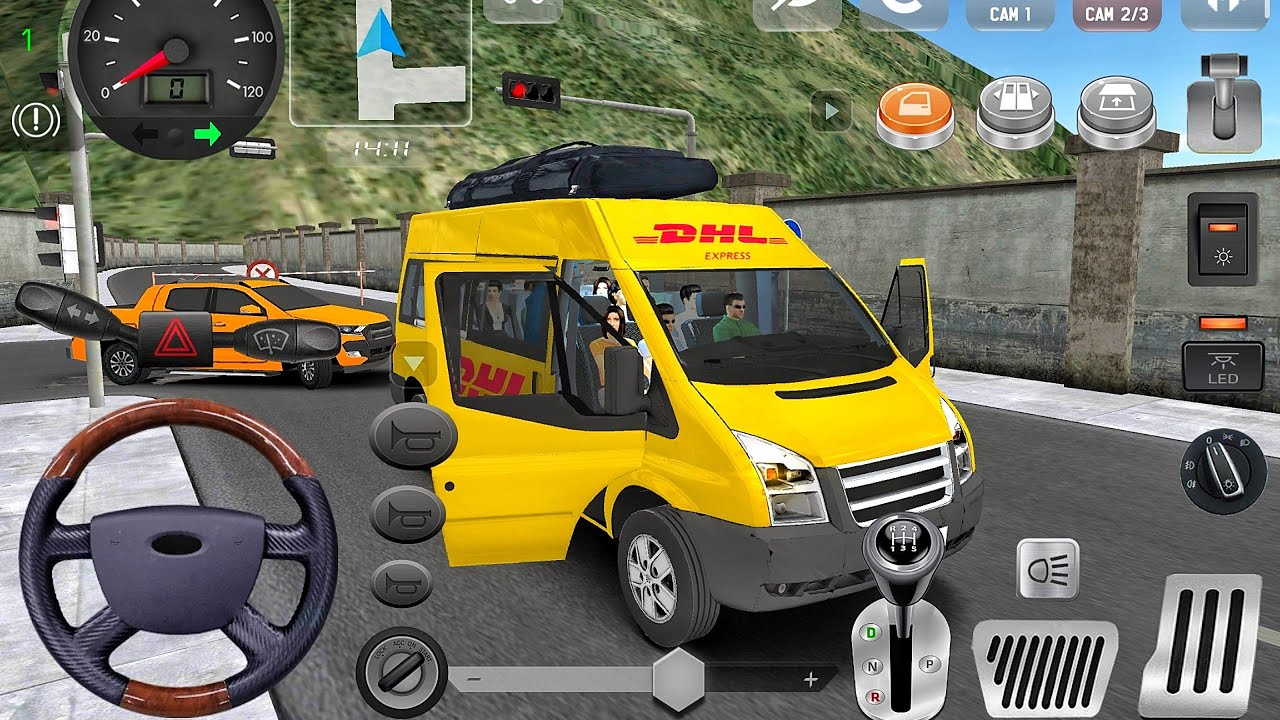 New Minibus Simulator Vietnam 2026 - Ford Transit DHL Service Sim - Bus Game Android Gameplay