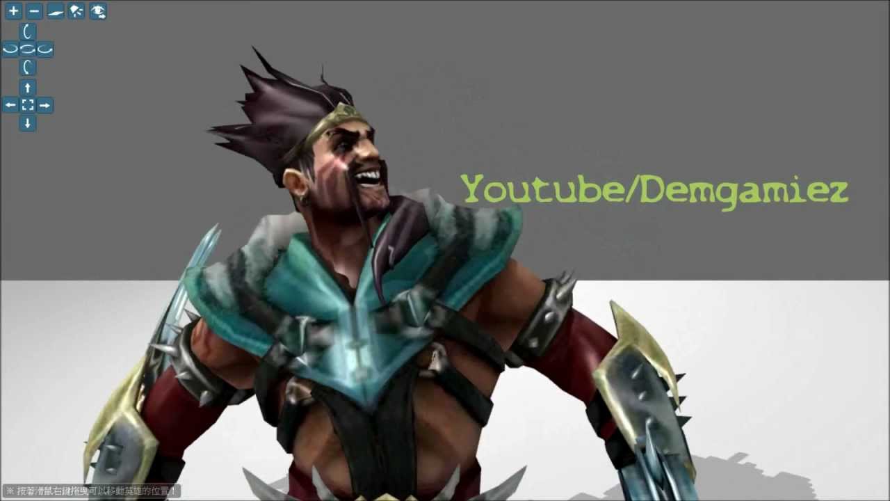 Draven The Glorious Executioner League of Legend 3D Model
