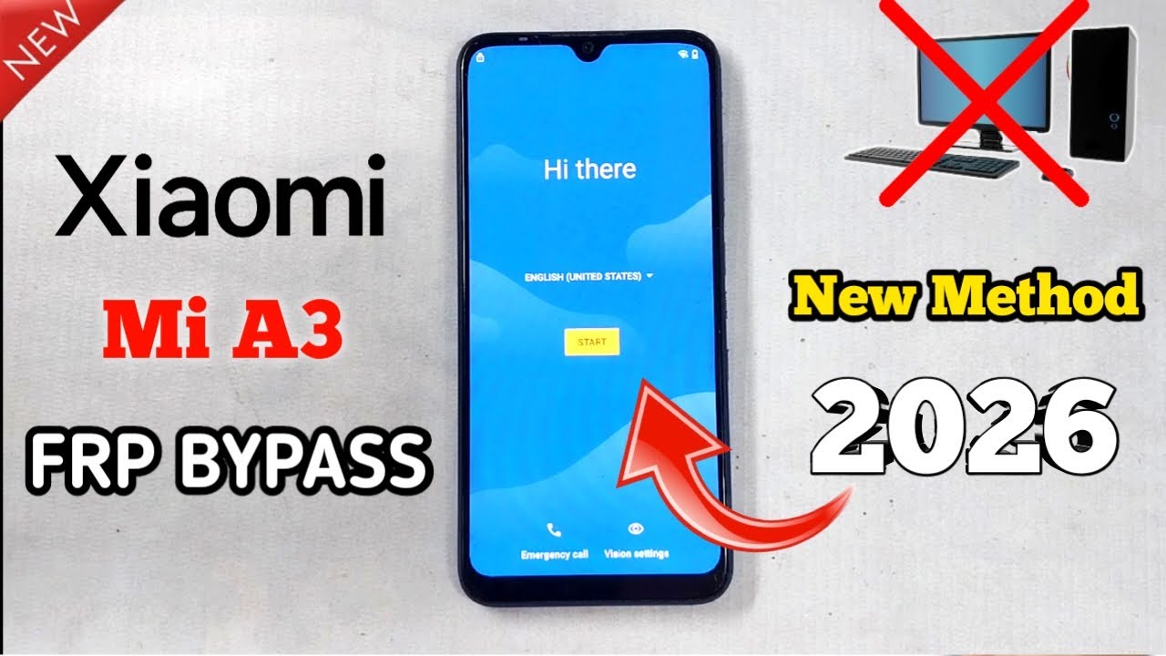 Xiaomi Mi A3 FRP (Google Account) Bypass \ 2026 Latest Update (Without PC)