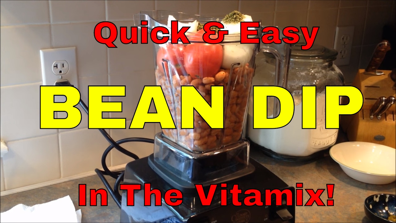 Bean Dip - Quick, Easy and Delicious in the Vitamix