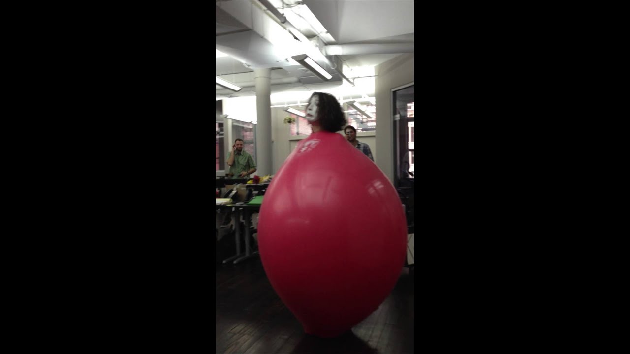 Mime Entertaining the Superfly Office