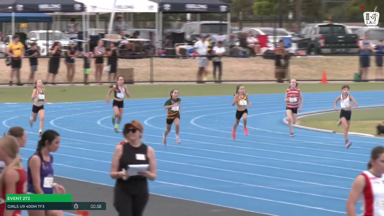 Girls U9 400m Timed Final 3 : 2024-25 State Track and Field Championships