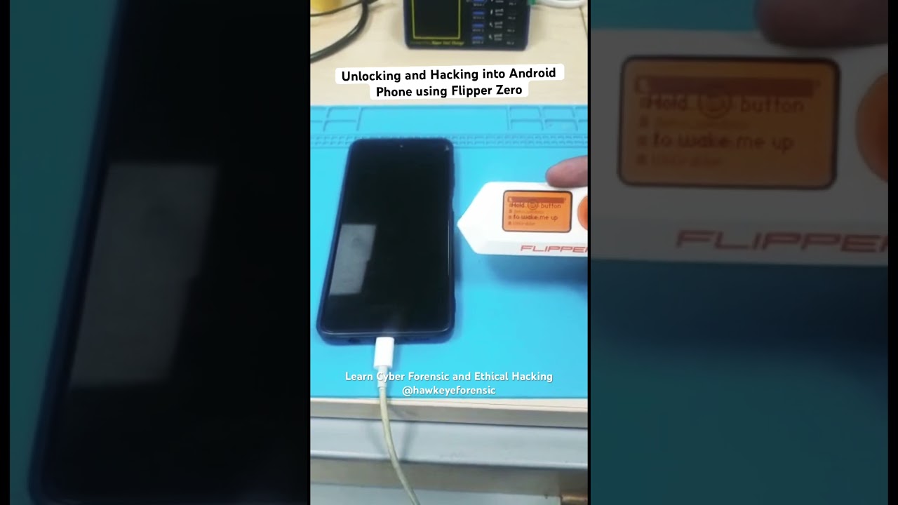 Android hacking using flipper zero breaking passcode of android phone. Follow Hawk Eye Forensic!