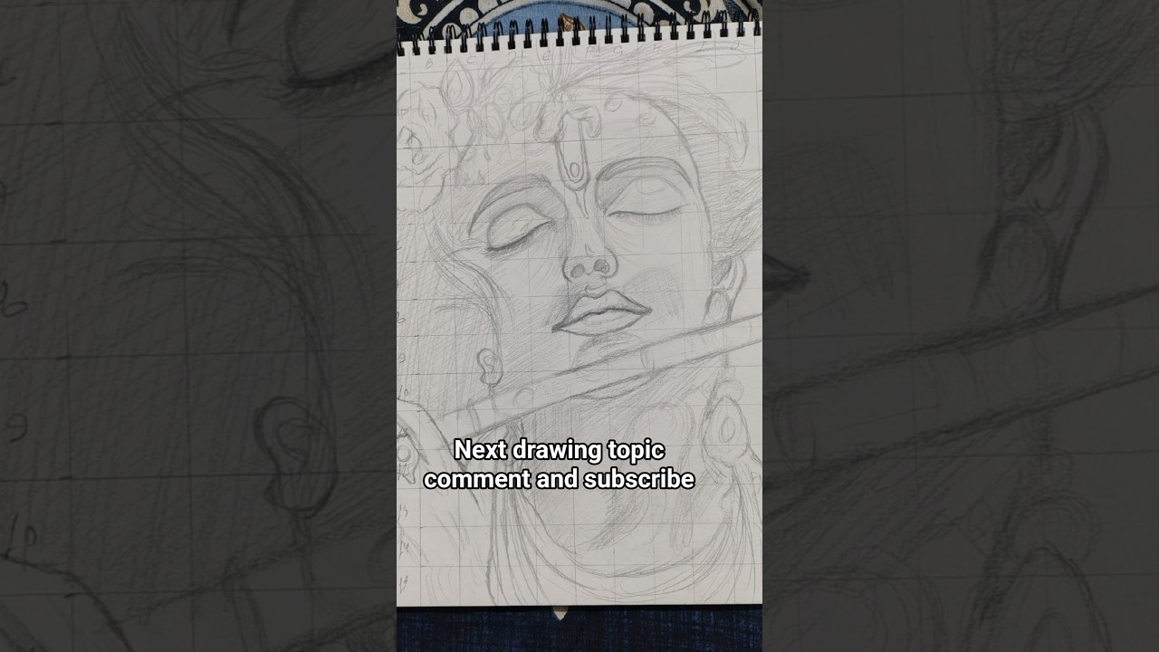 Krishna drawing🥰 