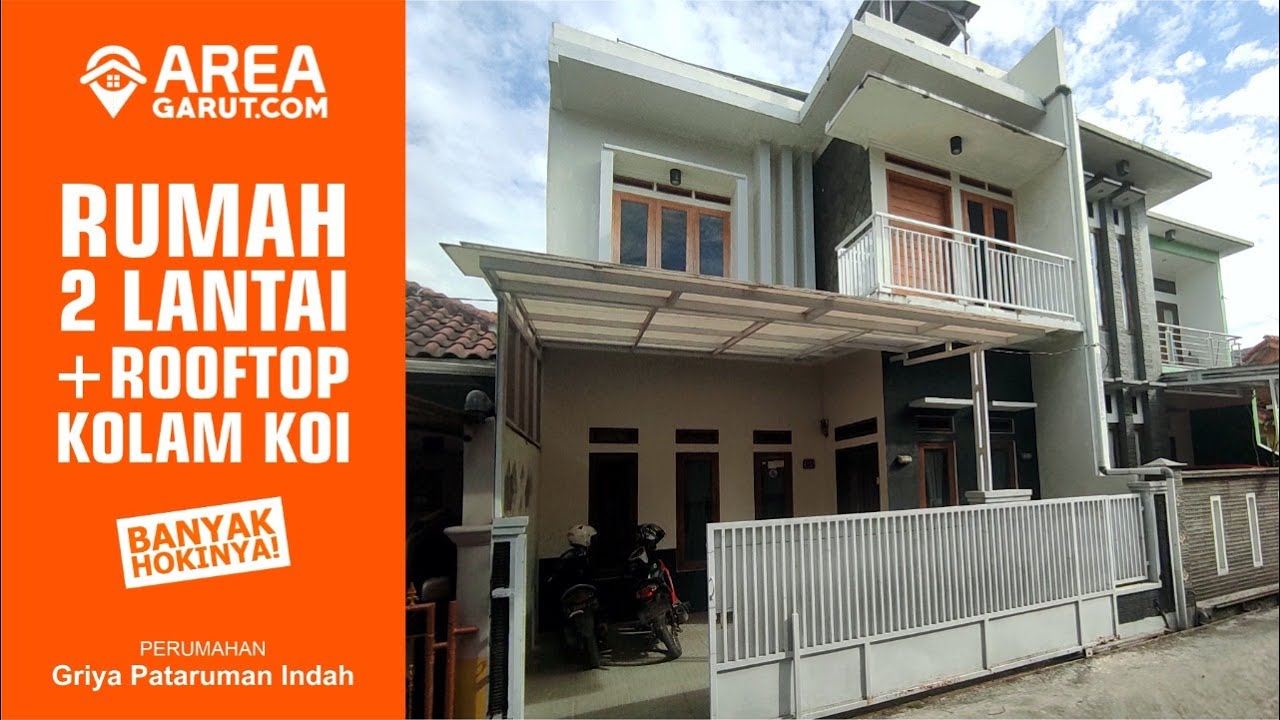 Rumah Minimalis 2 lantai Dengan Rooftop Kolam Koi | Griya Pataruman Indah | Rp. 700 Jt | Area Garut