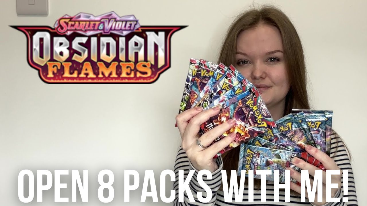 Opening 8 Packs of Scarlet & Violet Obsidian Flames Pokemon Cards 2026 #pokemonopening #pokemoncards
