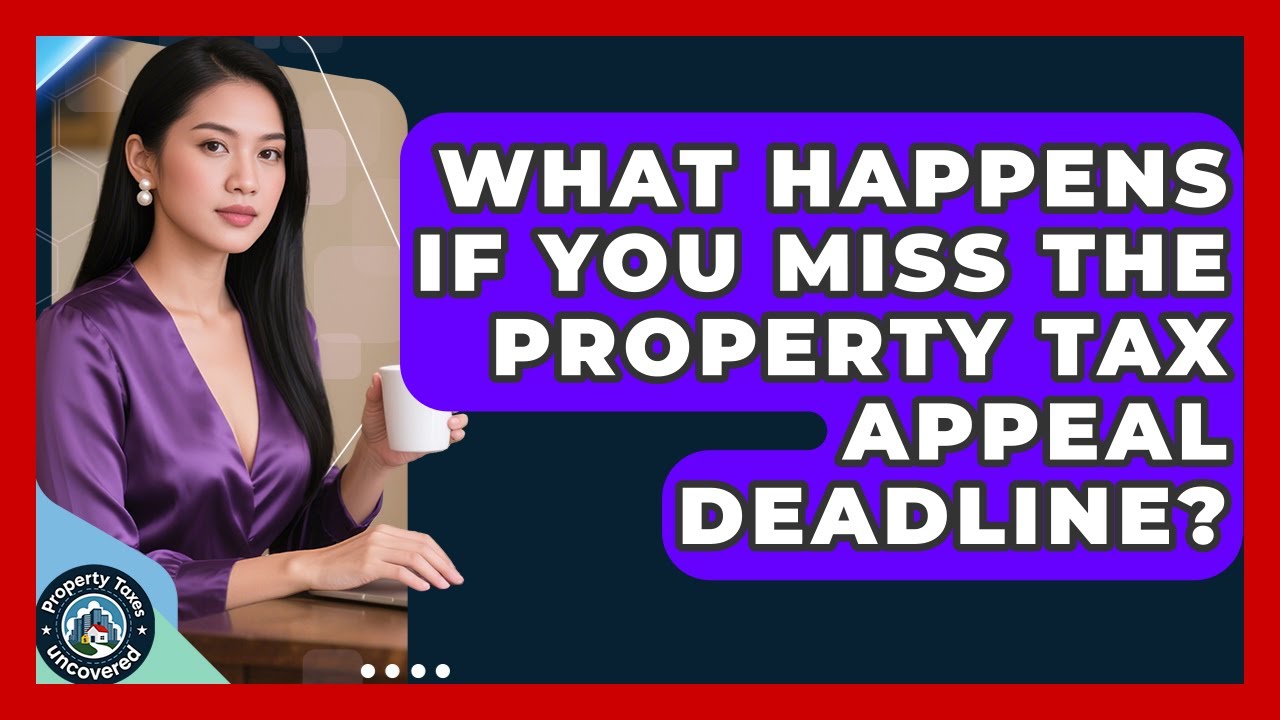 What Happens If You Miss The Property Tax Appeal Deadline? - Property Taxes Uncovered