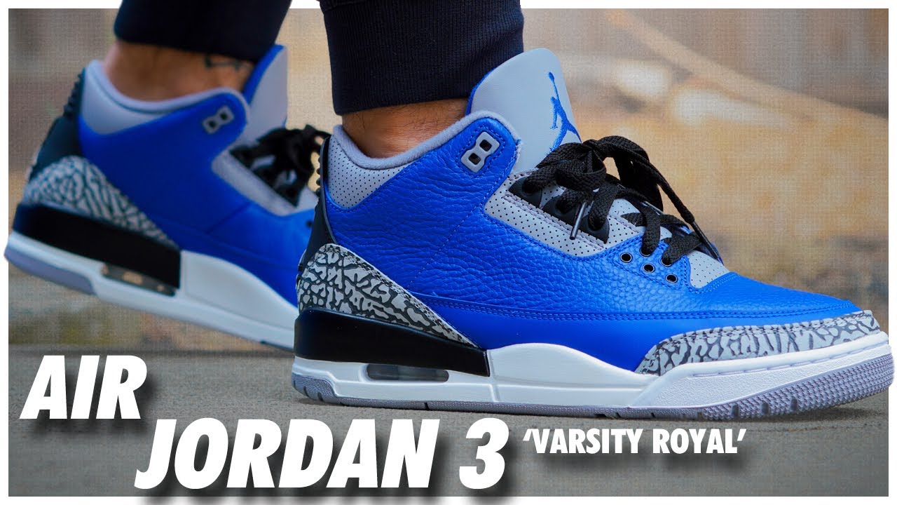 Air Jordan 3 Blue Cement