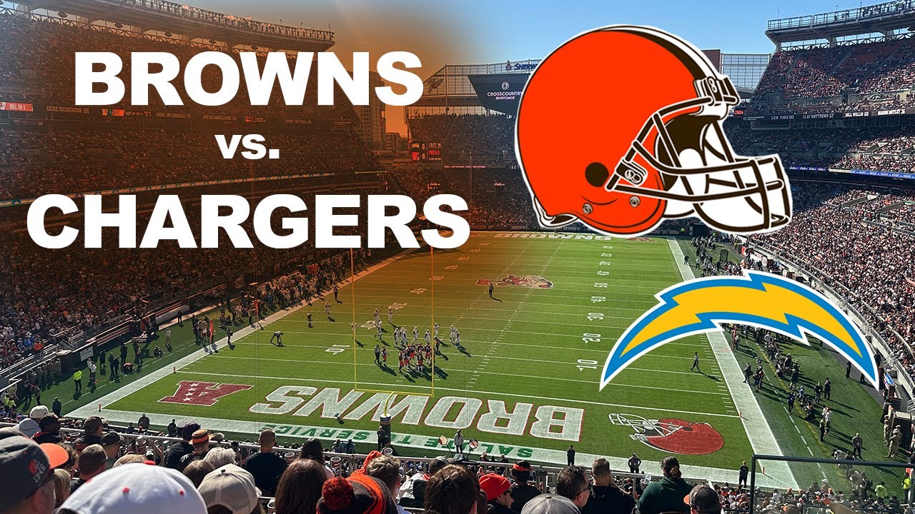 Cleveland BROWNS vs. Los Angeles CHARGERS - 11/3/2024