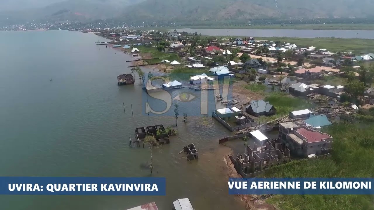 UVIRA: KILOMONI  INONDE PAR LES EAUX DE NYANGARA ET DU LAC TANGANYIKA