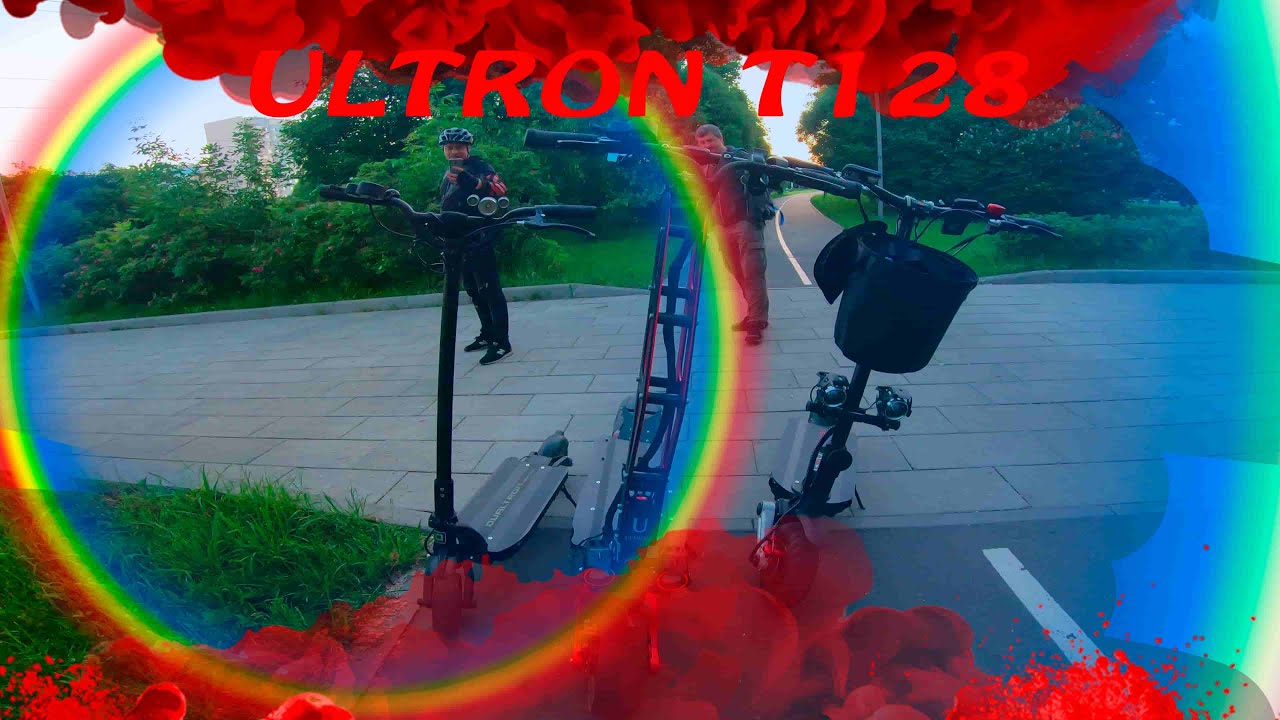 Сравнительный замер скорости Ultron T128,  Kugoo G-Booster, Dualtron Raptor