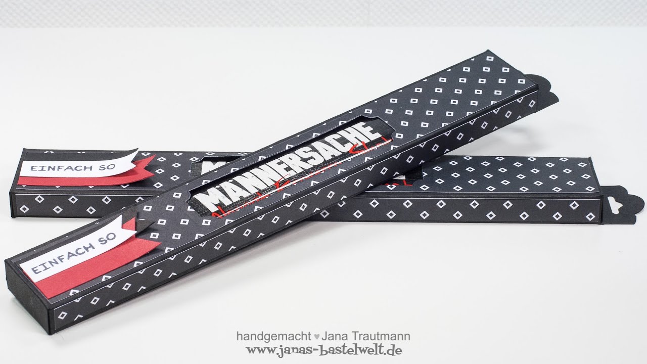 Tutorial: Männliche Schokoriegel-Verpackung