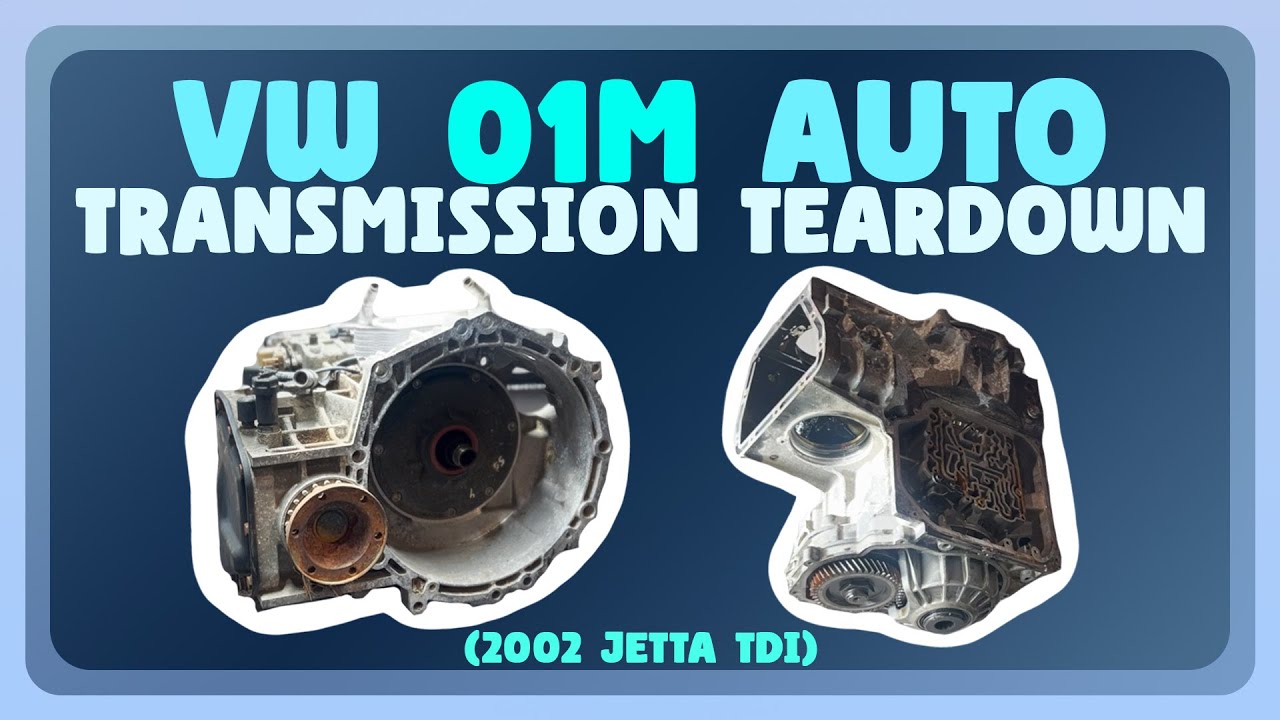 01M Automatic Transmission Teardown / Disassembly! Satisfying - 2002 VW Jetta TDi