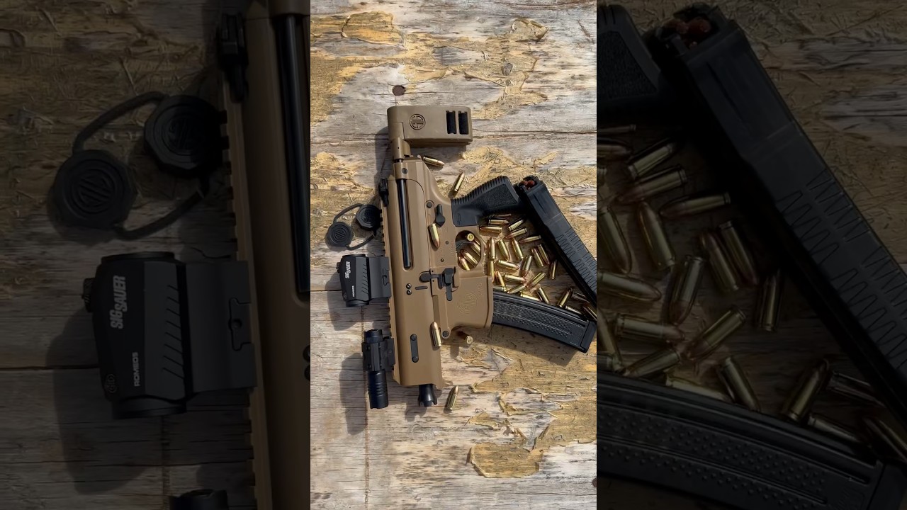 Sig Sauer MPX CopperHead ASMR😅 #youtubeshorts #fyp #shorts