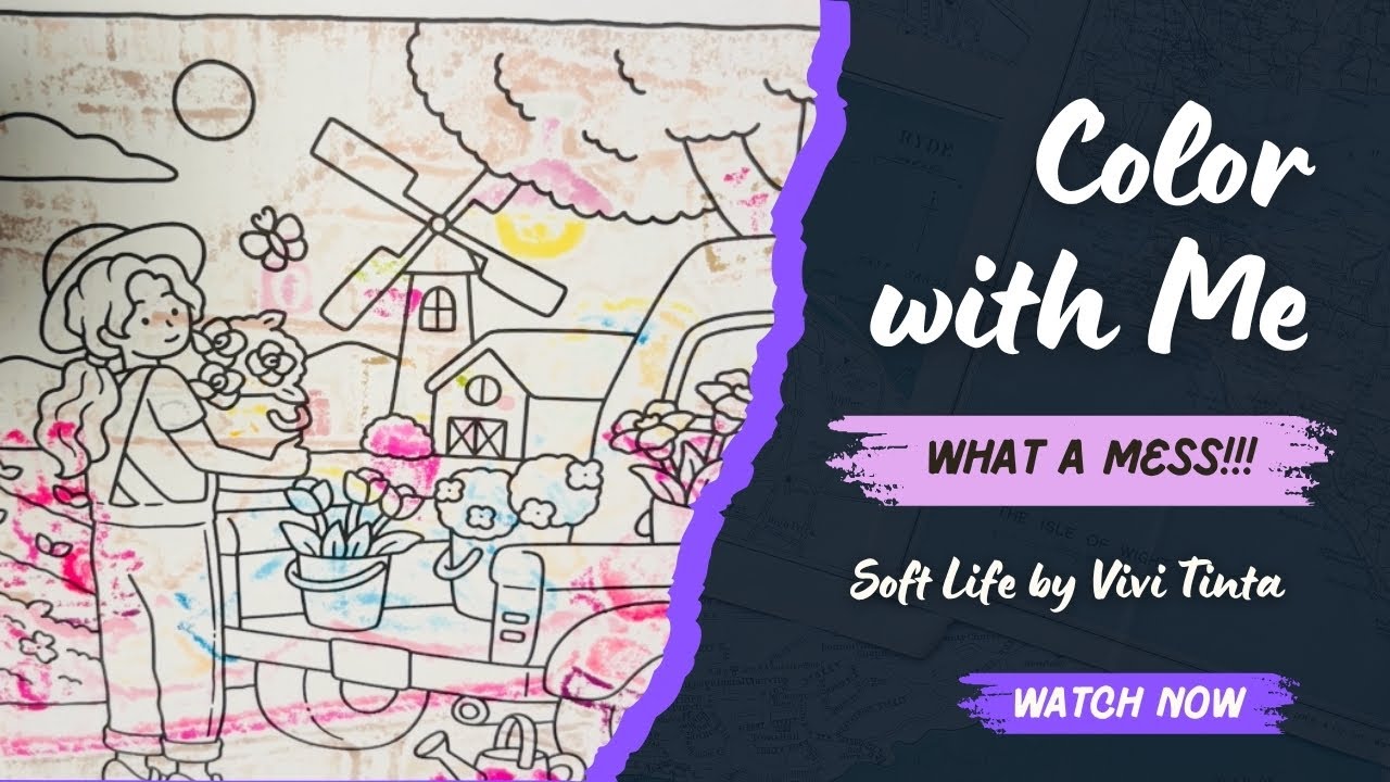 Oh NO! How in the WORLD am I going to fix this?? Coloring every page in Soft Life by Vivi Tinta