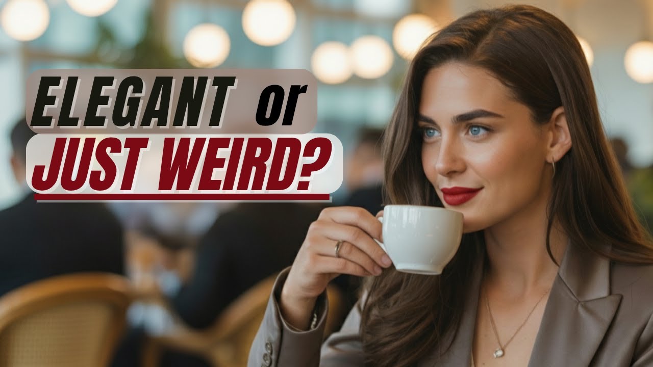 9 Elegant Habits That Seem Strange Until You Understand Them