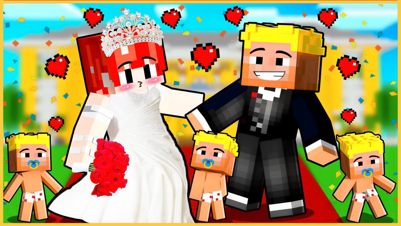 EFEKAN EVLENDİİ BİR SÜRÜ BEBEĞİ OLDU 😂😂 - Minecraft