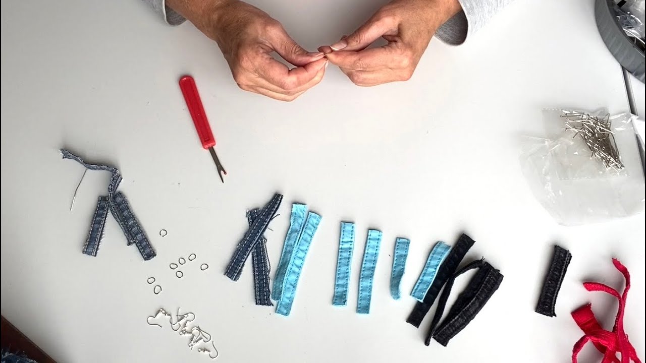 DIY Creative ideas of denim EARRINGS made from old jeans | Recycling JEWELRY ideas